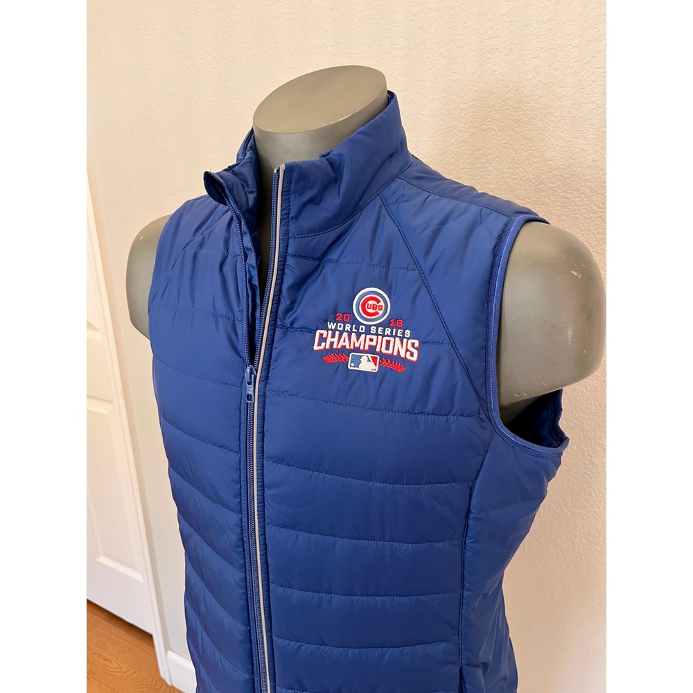 Rare Chicago Cubs 2016 World Series Corporate Vest XL Cutter & Buck limited Edit